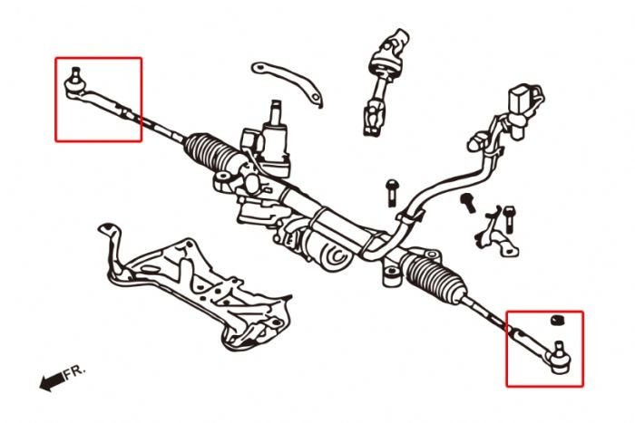 ROLL CENTRE TIE ROD END