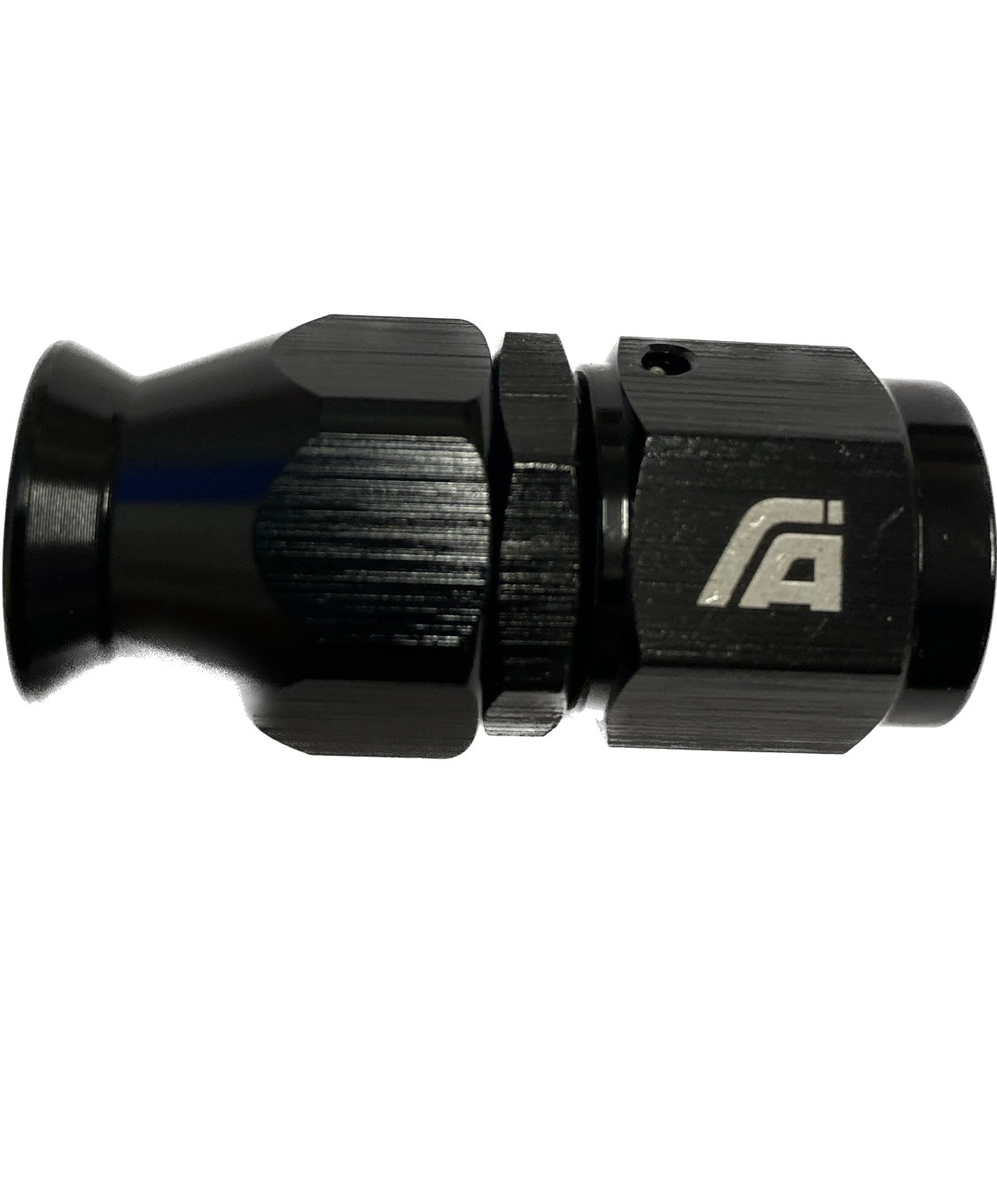 AN-06 PTFE Hose End Straight - Black