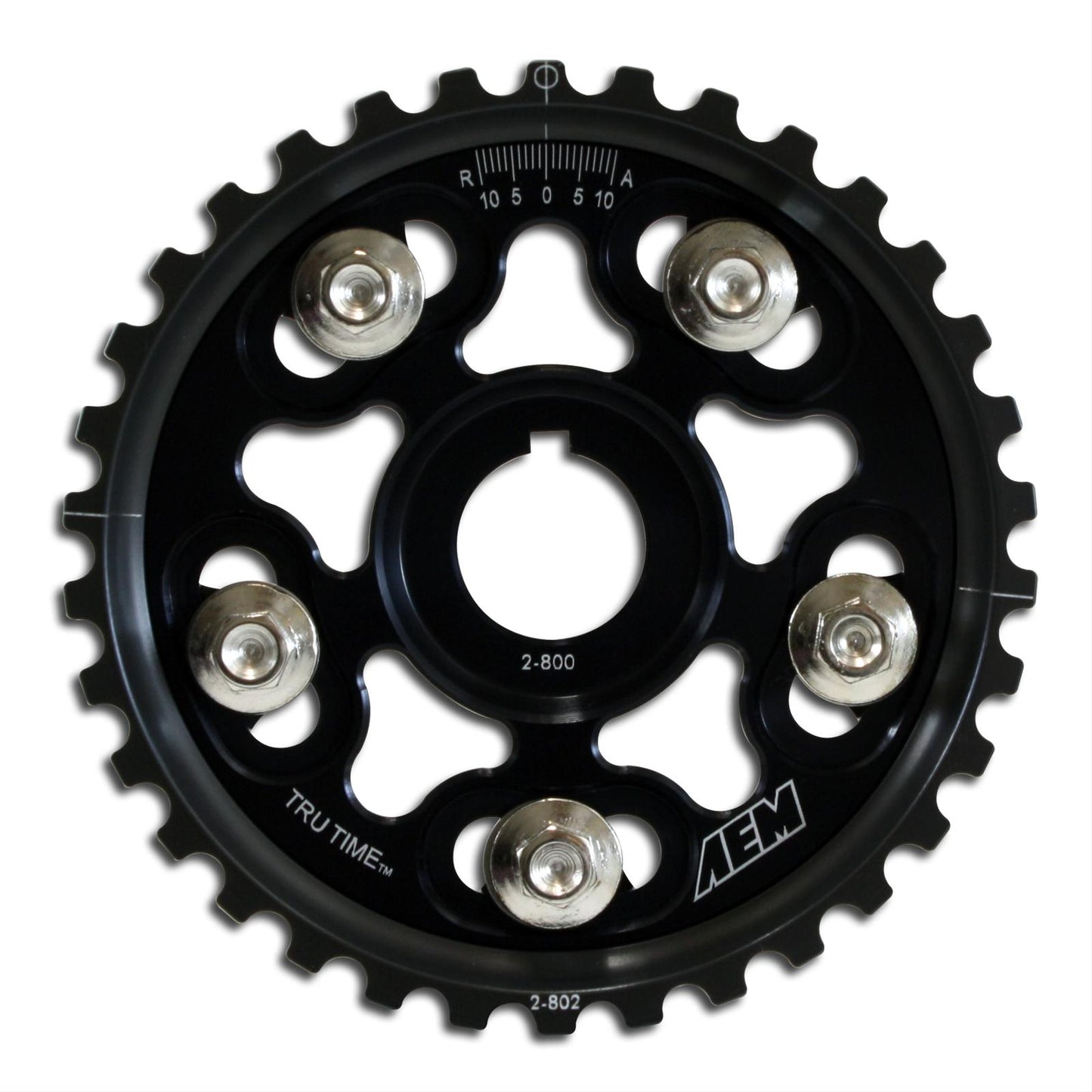 AEM Tru-Time Adjustable Cam Gear Black 5-Bolt Honda B-Series