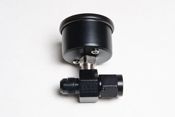 Radium Fuel Pressure Gauge With 6An Inline Adapter.