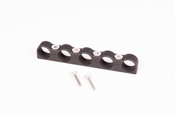 Radium Hose Separator Clamp, 5 Way.
