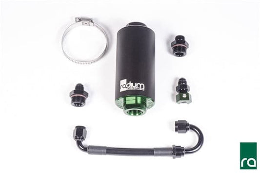 Radium Fuel Filter Kit, Porsche 996/997.1 Awd, Stainless, 10 Micron.