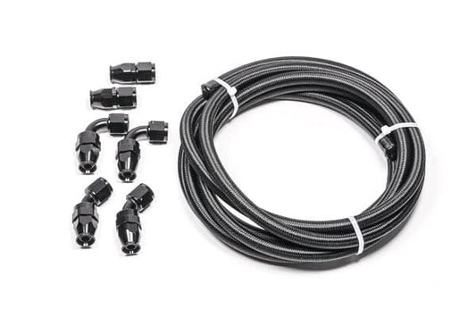 Radium 8An Universal Diy Ptfe Hose Kit, Black.