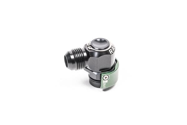 Radium V2 Quick Connect, 19Mm Male To 10An Male 90Deg.