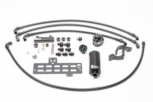 Radium Engineering Port Injection Pluming Kit for Gallardo LP - Stainless