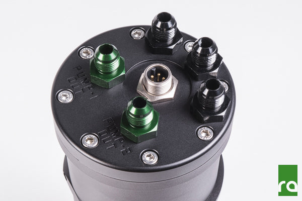 Radium Fuel Surge Tank Dual Aem E85 Pumps Not Included