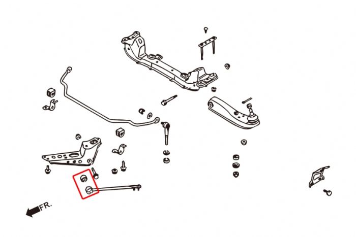 NISSAN 200SX S13/S14/15 Z32 R32/R33/R34 TENSION ROD BUSH