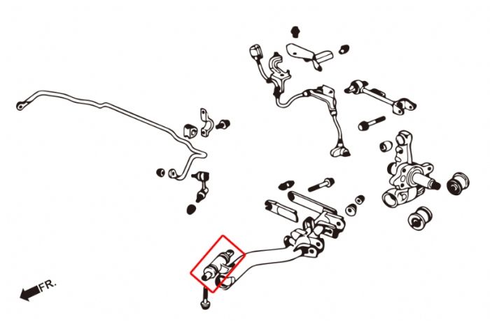 Rear Trailing Arm Bush (Uprated Rubber)