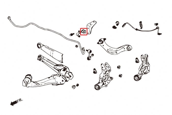 Rear Anti Roll Bar Bush