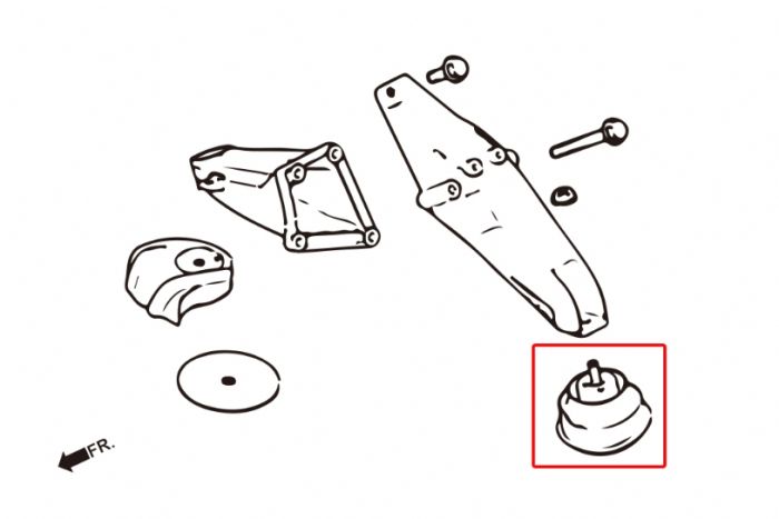 Uprated Engine & Transition Mount (Race)
