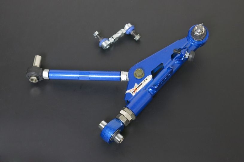 NISSAN SILVIA 200SX S13 '89-94
FRONT ADJUSTABLE LOWER CONTROL ARM+STAB. LINK
(PILLOW BALL) 6PCS/SET