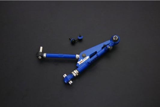 NISSAN SILVIA 200SX S14/S15'95-02
FRONT ADJUSTABLE LOWER CONTROL ARM+STAB. LINK,V2
MINIMUM +25MM EXTEND (PILLOW BALL) 6PCS/SET