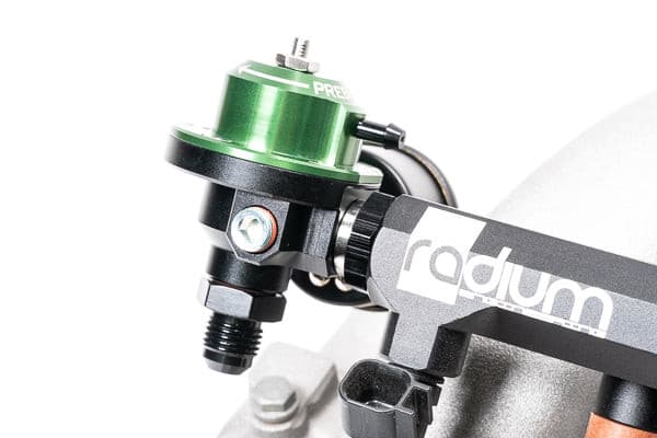 Radium Direct Mount Fuel Regulator 8An Orb Black