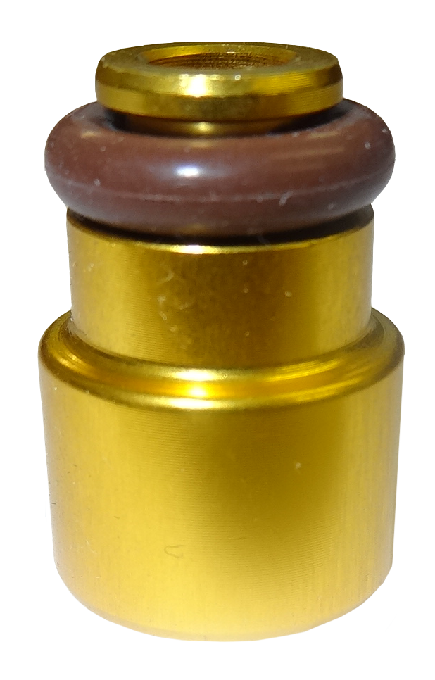 14.5mm to 14.5mm FUEL RAIL COUPLING - (Yellow) Suitable for GASOLINE