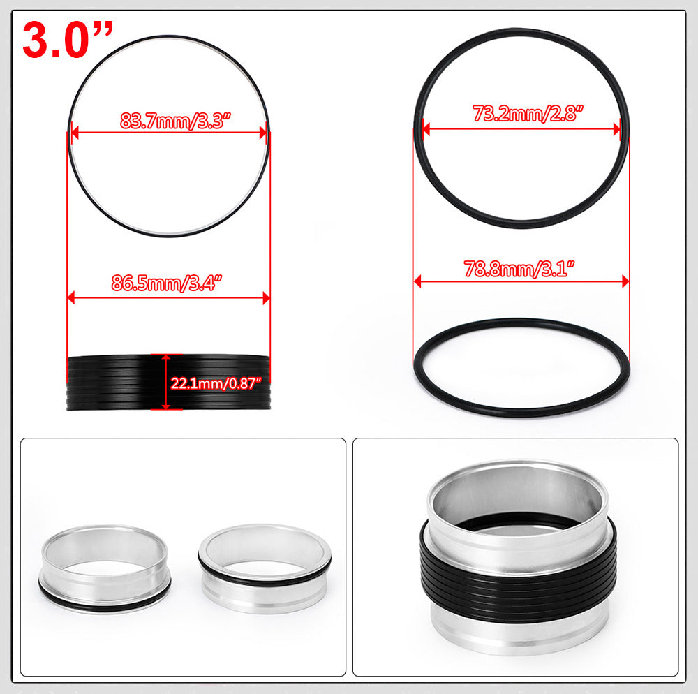 Aluminum Quick Release V-Band Clamp (Weld On)