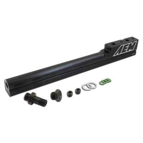 AEM High Volume Fuel Rail Black Honda D16Y7 & D16Y8