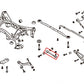 REAR TOE CONTROL ARM ADJUSTABLE ( Uprated Rubber )
