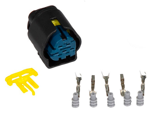 Plug and Pins Only - Suits Bosch 150psi Fluid Pressure and Temperature Sensor