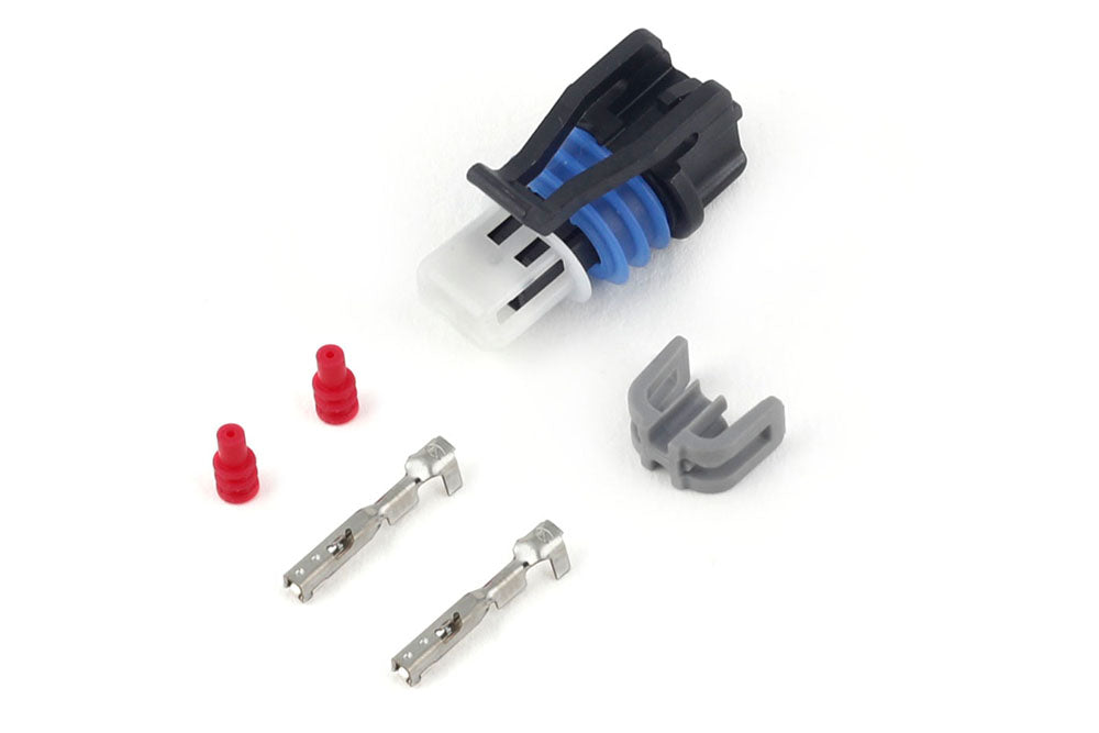 Plug and Pins Only - Delphi 2 Pin GM style Air Temp Connector (Grey)