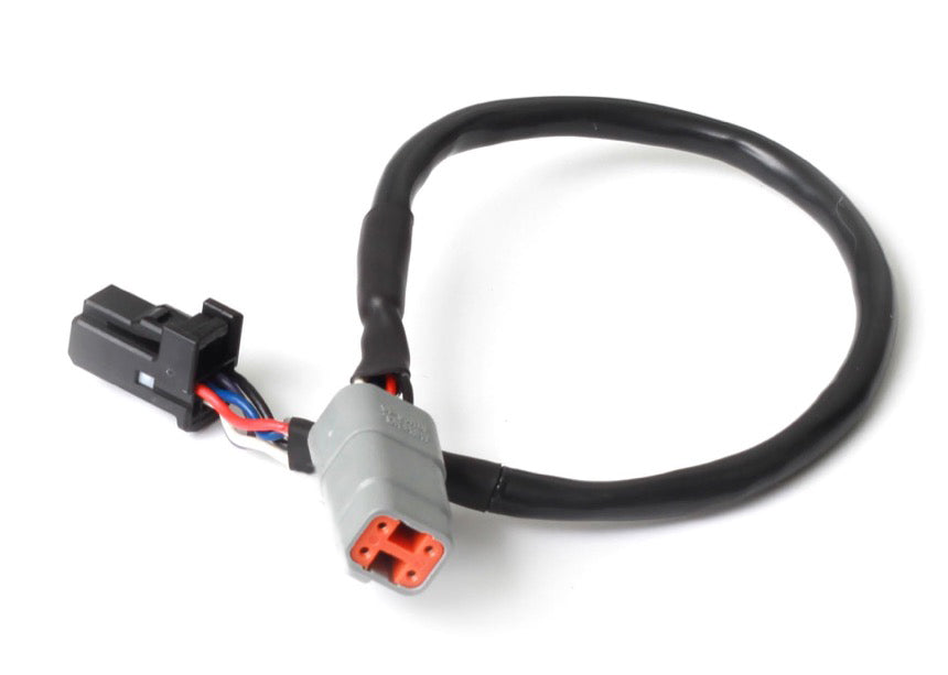 Haltech Elite CAN Cable DTM-4 to 8 pin Black Tyco Length: 1800mm (72")