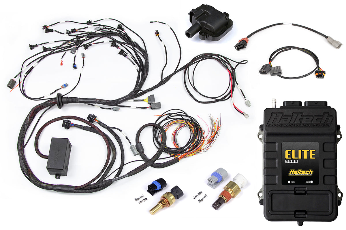 Elite 2500 + Terminated Harness Kit for Nissan RB30 Single Cam with LS1 Coil & CAS sub-harness