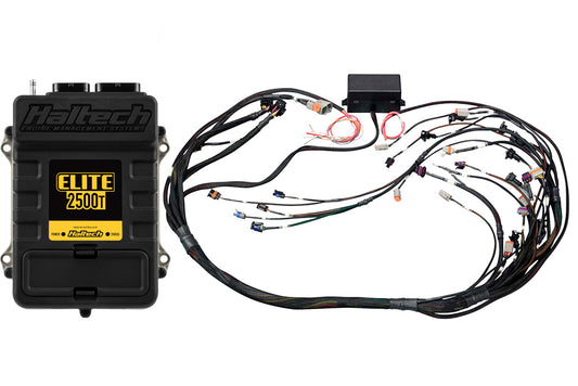 Elite 2500 T + GM GEN IV LSx (LS2/LS3 etc) non DBW Terminated Harness Kit, Injector Connector: Bosch EV1