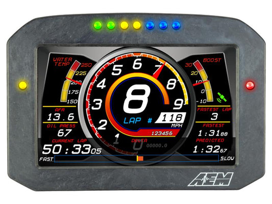 AEM Flat Panel Digital Dash Display Cd-7L Logging Racing Dash