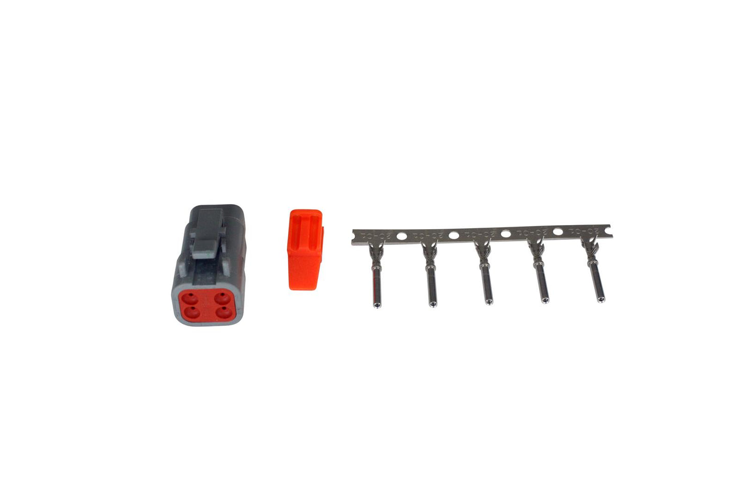 AEM Dtm-Style 4-Way Plug Connector Kit Includes Plug Plug Wedge Lock & 5 Female Pins