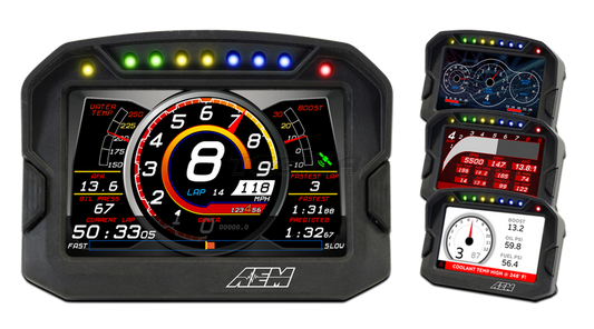 AEM Digital Dash Display Cd-5Lg Logging Gps Enabled Racing Dash