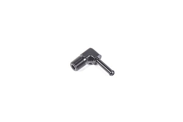 Radium 1/8Npt Male To 3/16In Barb, 90Deg