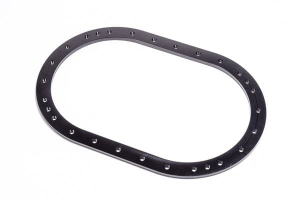 Radium Fuel Cell Nut Ring, Black Anodized.
