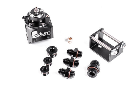 Radium Multiport Fuel Regulator Black