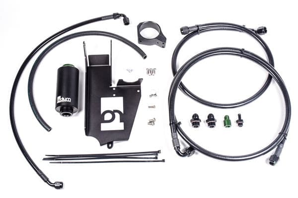 Radium Fuel Hanger Kit Mit Evo 7-9 Microglass Filter.