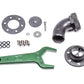 Radium Remote Mount Fill Neck, 24An Elbow, 1.5In Barb.