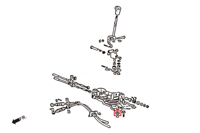 Gear Linkage Bush (uprated Rubber)