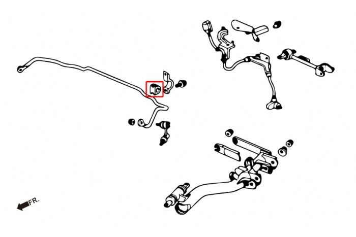 Rear Anti Roll Bar Bush 22mm