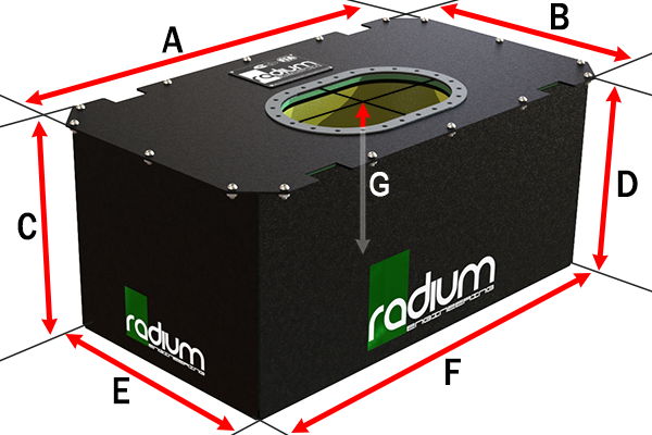 Radium Engineering R22A Radium Fuel Cell - 22 Gallon