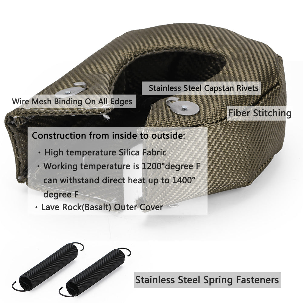 Full Titanium Turbo Heat Shield T3 Turbo Blanket