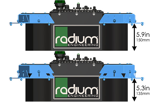 Radium Spare Tyre Fuel Cell Install Kit