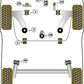 Front Arm Rear Bush Caster Offset  'Black Series' Clio III 197/200